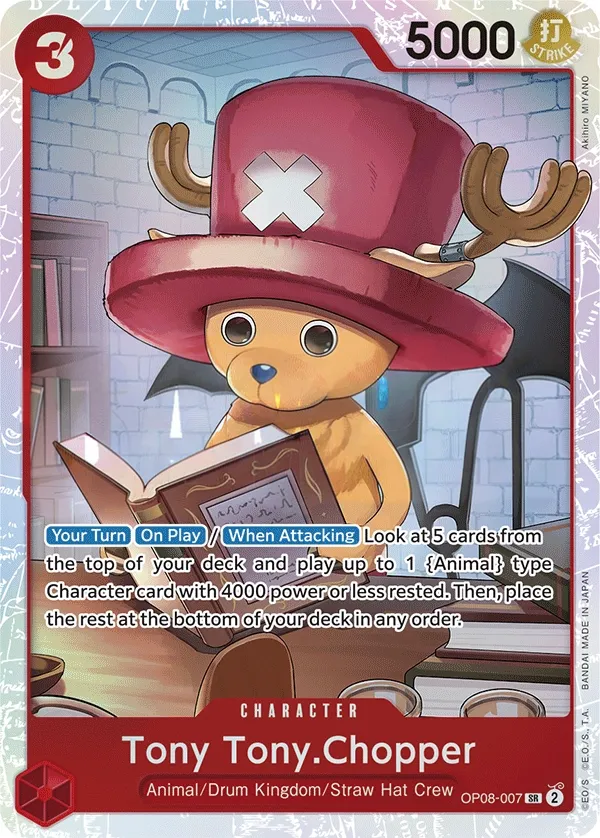 Two Legends 영어판 Tony Tony.Chopper OP08-007 카드 앞면