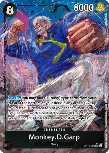 Monkey.D.Garp OP11-095 · パラレル ¥1,068
