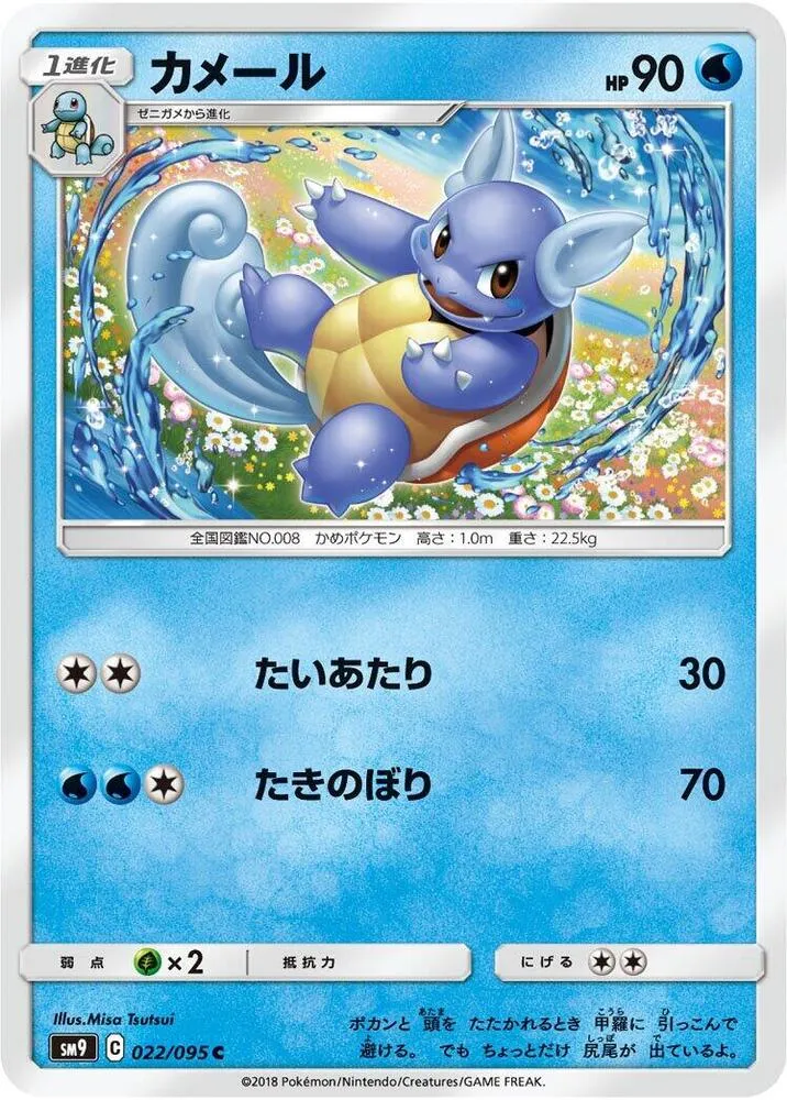 Front of Wartortle 22, タッグボルト Japanese