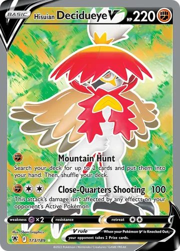 Hisuian Decidueye V 173 ¥349