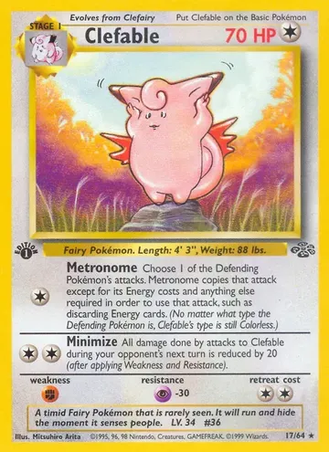 Clefable 17 $6.89