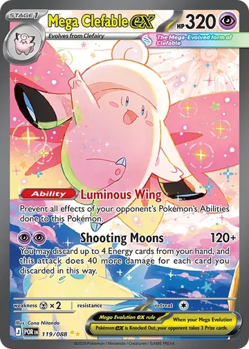 Mega Clefable ex 119 $36.10