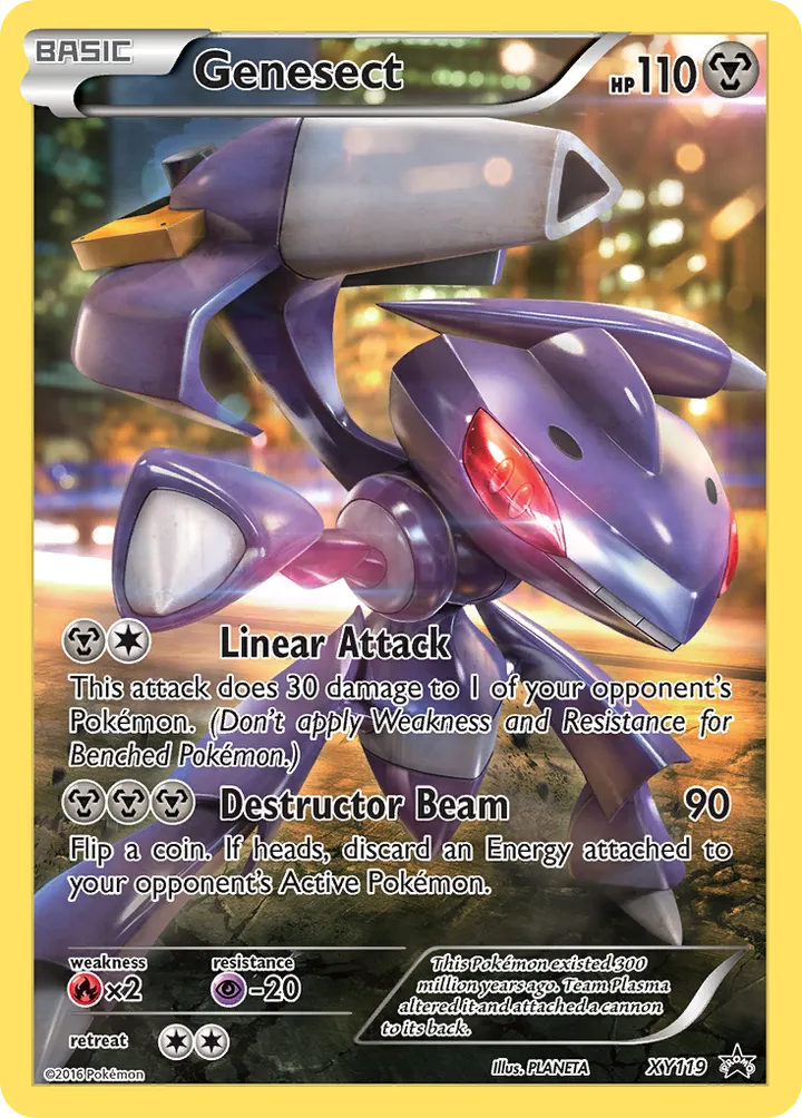 XY Black Star Promos 英語版 Genesect XY119 カード表面