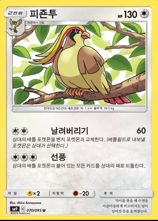 Front of 피죤투 70, 태그볼트 Korean