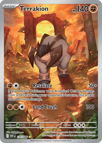 Terrakion 135 $21.55
