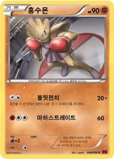 Front of 홍수몬 46, 라이징피스트 Korean