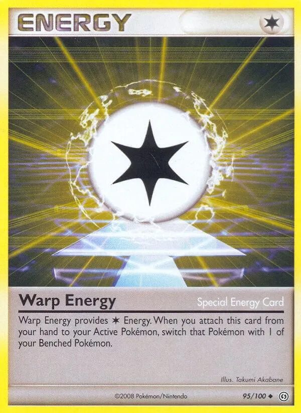 Diamond & Pearl—Stormfront 英語版 Warp Energy 95 カード表面