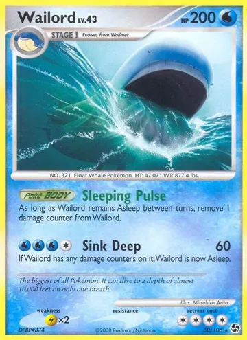 Wailord 30 $12.88