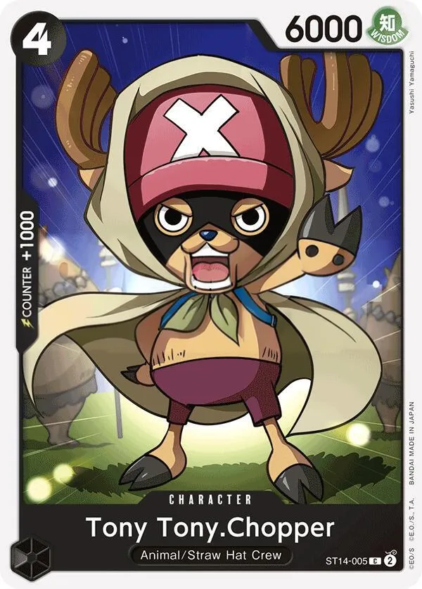 3D2Y 영어판 Tony Tony.Chopper ST14-005 카드 앞면