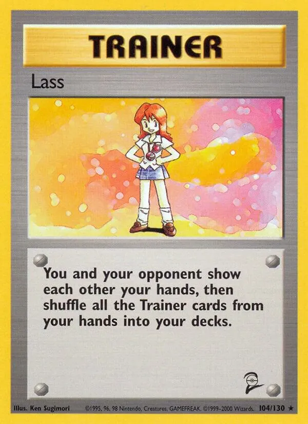 Base Set 2 英語版 Lass 104 カード表面