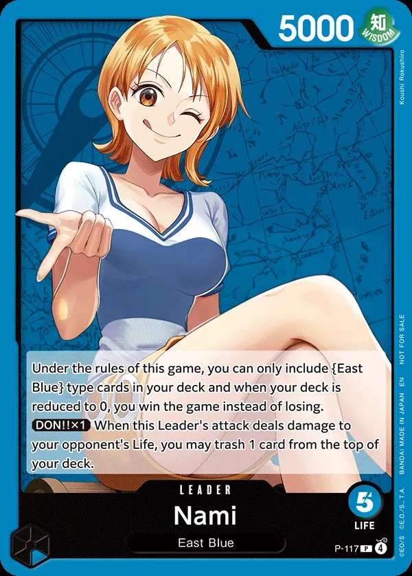 Promotion Cards 英語版 Nami P-117 カード表面