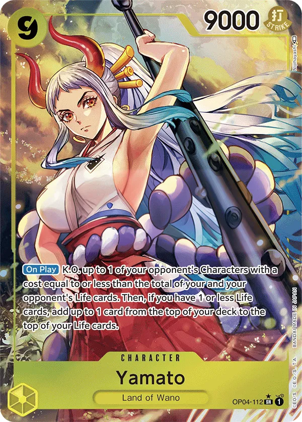 Kingdoms of Intrigue 영어판 Yamato OP04-112 · 패럴렐 카드 앞면