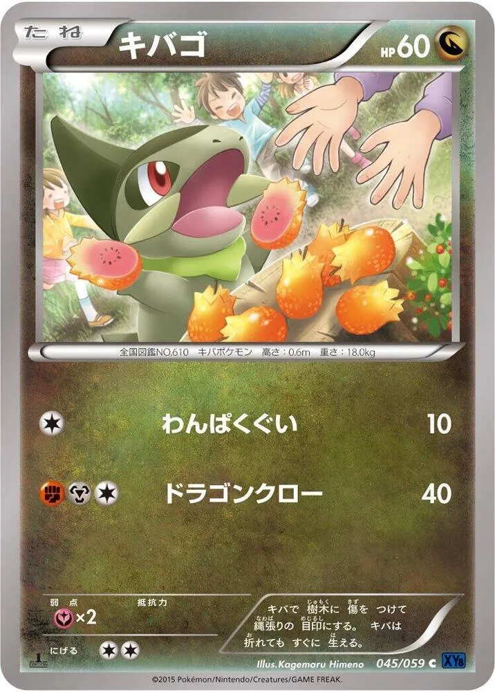 Front of Axew 45, 青い衝撃 Japanese