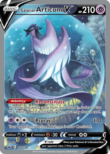 Galarian Articuno V 170 $71.57