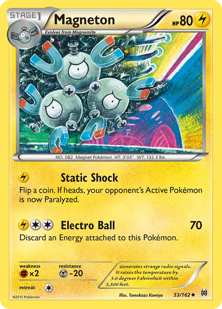 XY—BREAKthrough 영어판 Magneton 53 카드 앞면