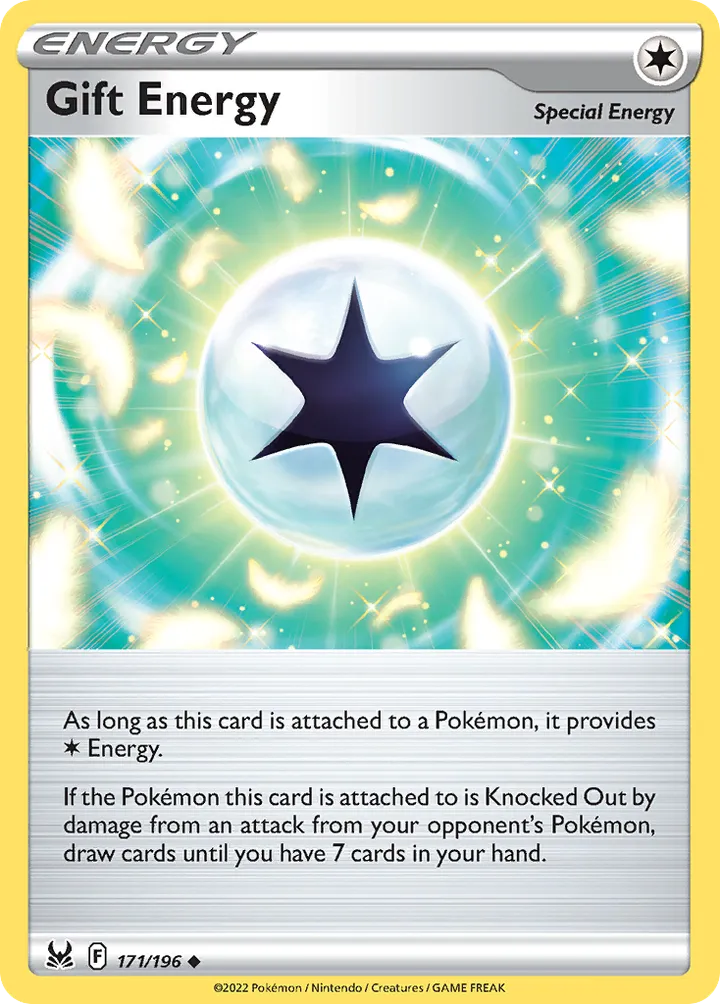 Front of Gift Energy 171, Sword & Shield—Lost Origin English