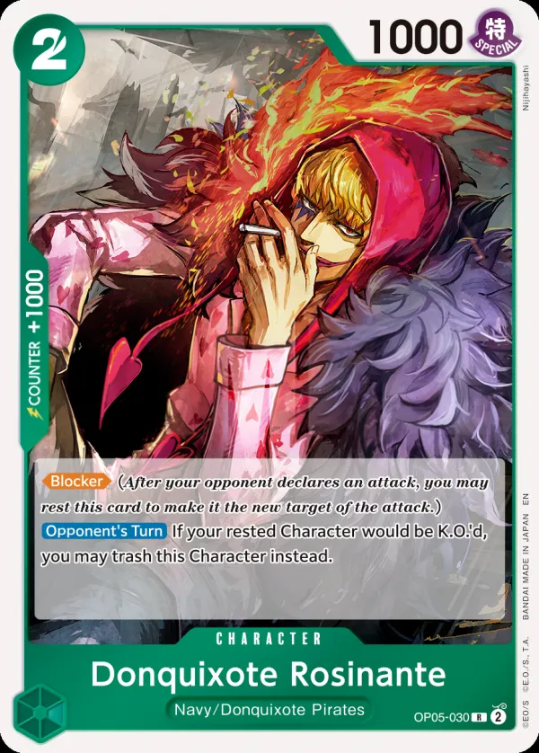 Awakening of the New Era 영어판 Donquixote Rosinante OP05-030 · 재록 카드 앞면