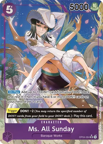Ms. All Sunday OP04-064 · Parallel $26.16