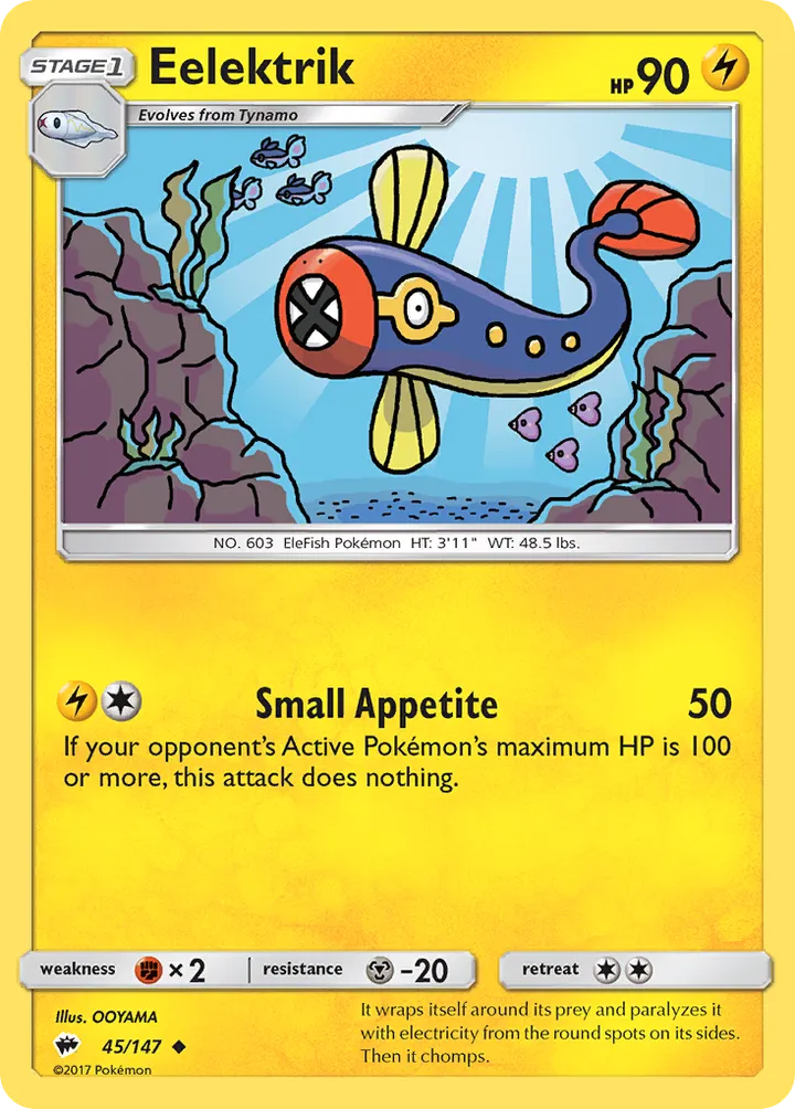 Front of Eelektrik 45, Sun & Moon—Burning Shadows English