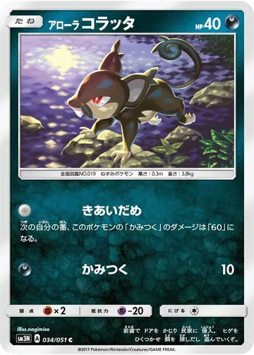 アローラコラッタ 34 ₩4,933