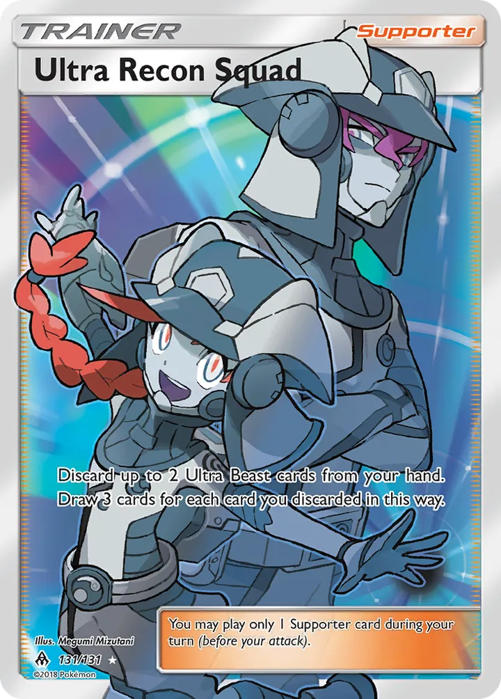 Sun & Moon—Forbidden Light 영어판 Ultra Recon Squad 131 카드 앞면