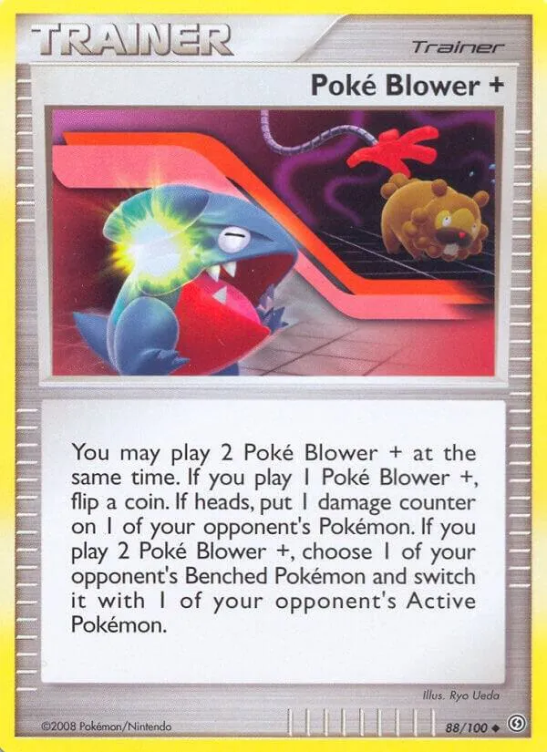 Diamond & Pearl—Stormfront 영어판 Poké Blower + 88 카드 앞면