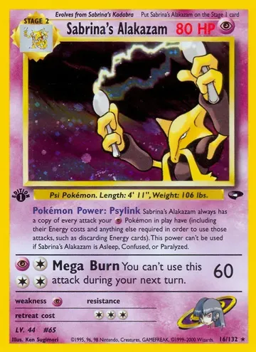 Sabrina's Alakazam 16 ¥12,817
