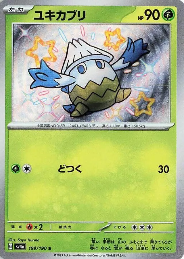 Front of Snover 199, シャイニートレジャーex Japanese
