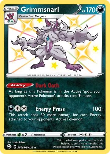 Grimmsnarl SV085 $2.98