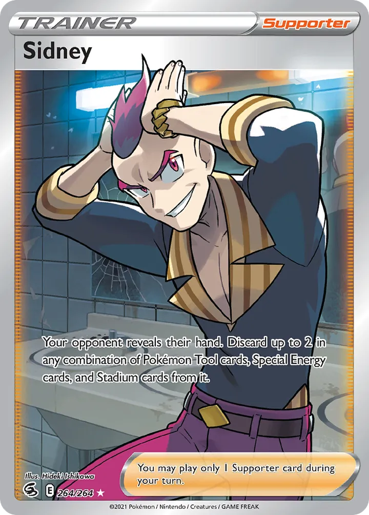 Sword & Shield—Fusion Strike 영어판 Sidney 264 카드 앞면
