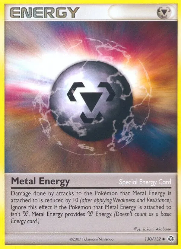 Diamond & Pearl—Secret Wonders 英語版 Metal Energy 130 カード表面