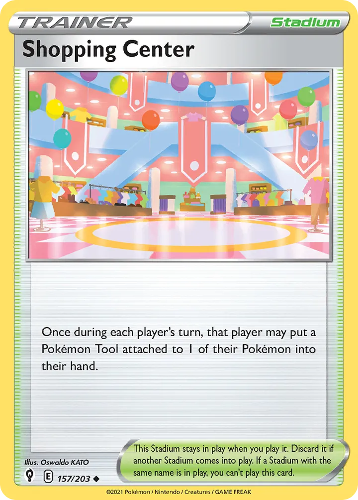 Front of Shopping Center 157, Sword & Shield—Evolving Skies English