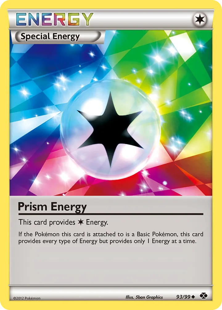 Black & White—Next Destinies 영어판 Prism Energy 93 카드 앞면