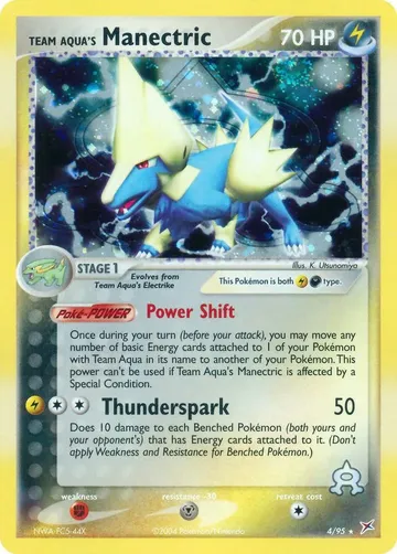 Team Aqua's Manectric 4 $47.99