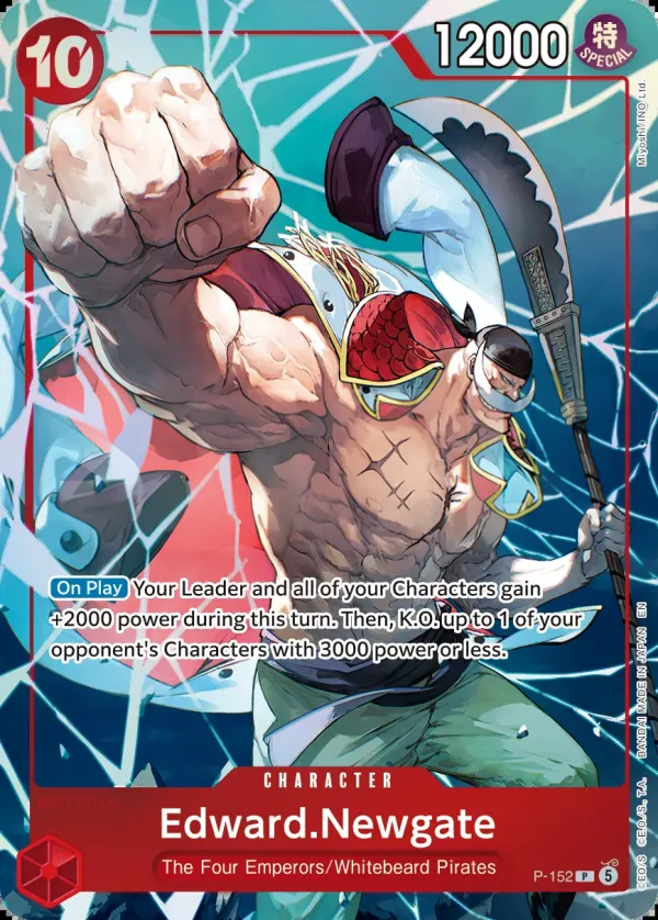 Promotion Cards 영어판 Edward.Newgate P-152 카드 앞면