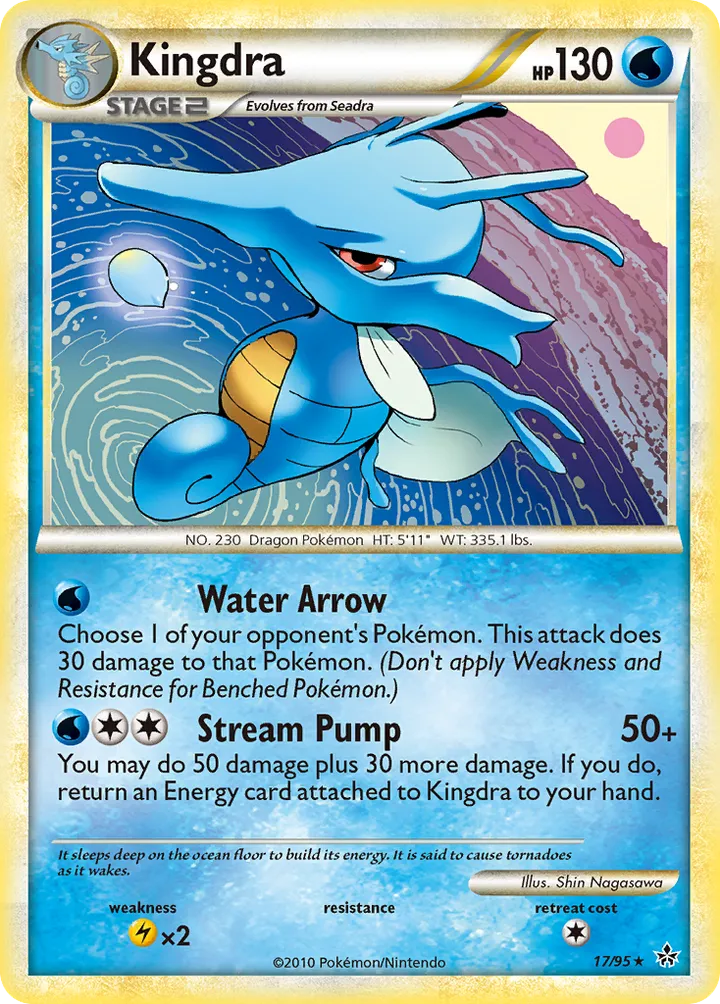 Front of Kingdra 17, HS—Unleashed English