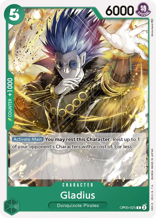 Awakening of the New Era 英語版 Gladius OP05-025 カード表面