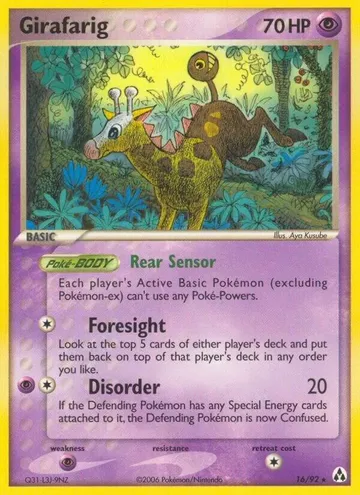 Girafarig 16 $3.19
