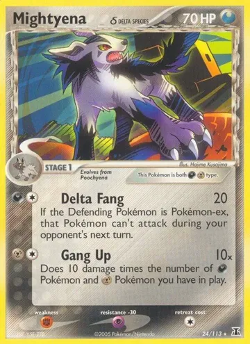 Mightyena δ 24 $10.32