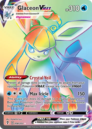 Glaceon VMAX 208 $36.91