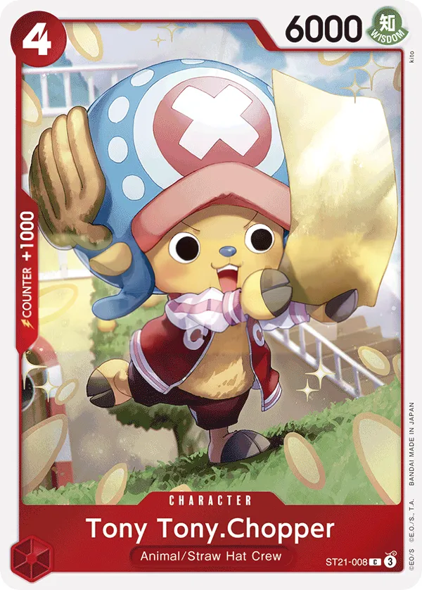 GEAR5 영어판 Tony Tony.Chopper ST21-008 카드 앞면