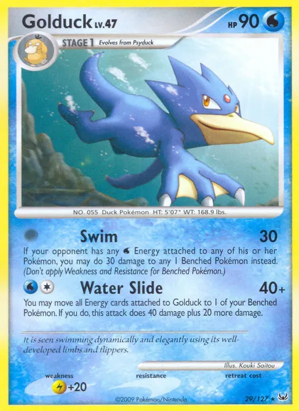 Platinum 英語版 Golduck 29 カード表面