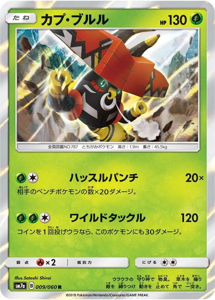 Front of Tapu Bulu 9, 迅雷スパーク Japanese