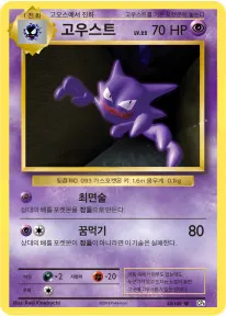 확장팩 BASE PACK 20th Anniversary 韓国語版 고우스트 48 カード表面