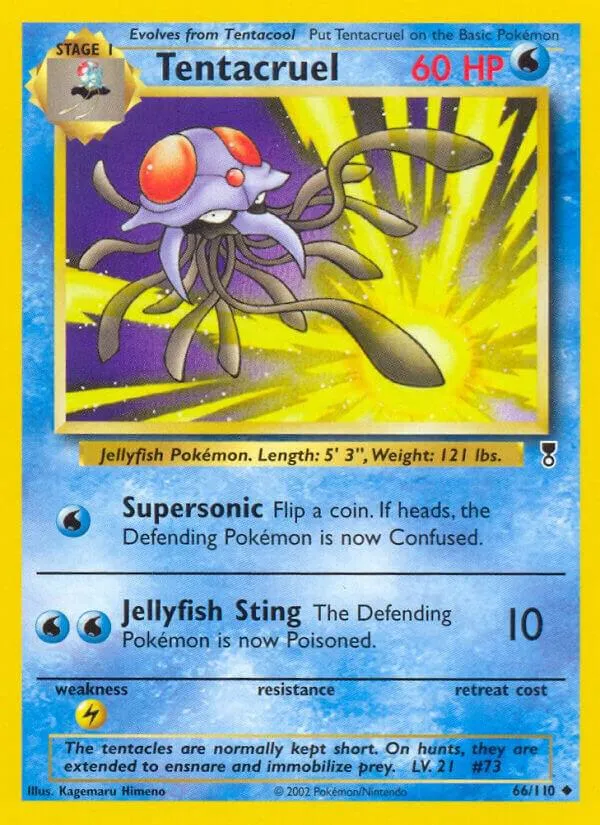 Legendary Collection 영어판 Tentacruel 66 카드 앞면