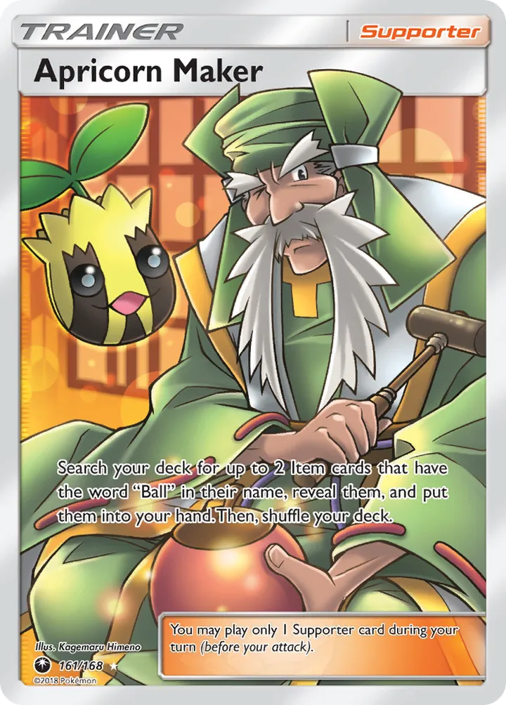 Front of Apricorn Maker 161, Sun & Moon—Celestial Storm English
