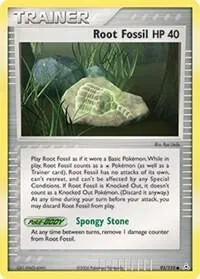 EX Holon Phantoms 영어판 Root Fossil 93 카드 앞면
