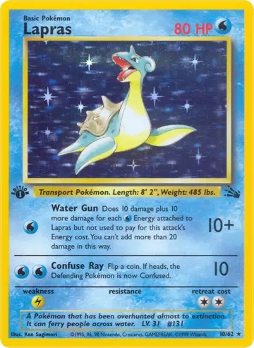 Lapras 10 $36.71