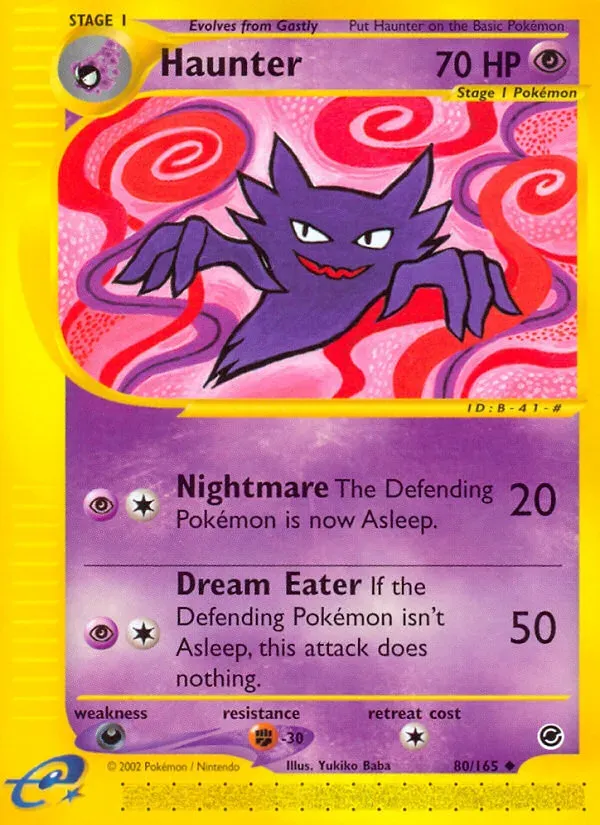 Front of Haunter 80, Expedition Base Set English