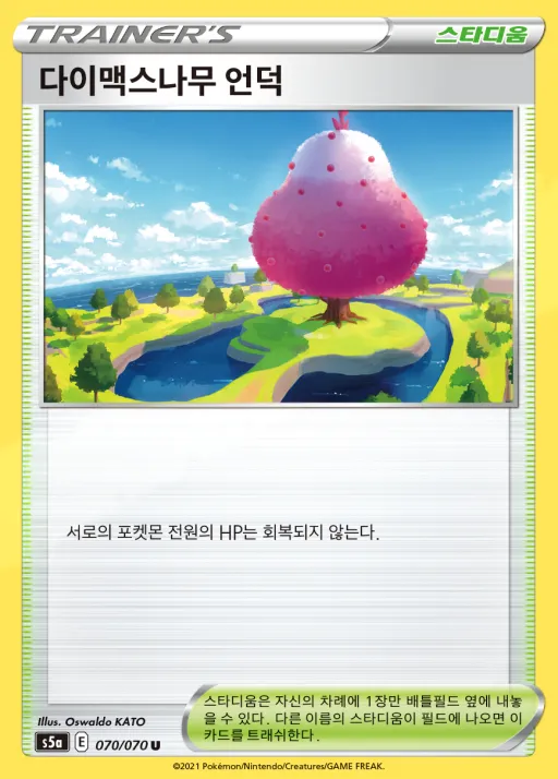 Front of 다이맥스나무 언덕 70, 쌍벽의 파이터 Korean